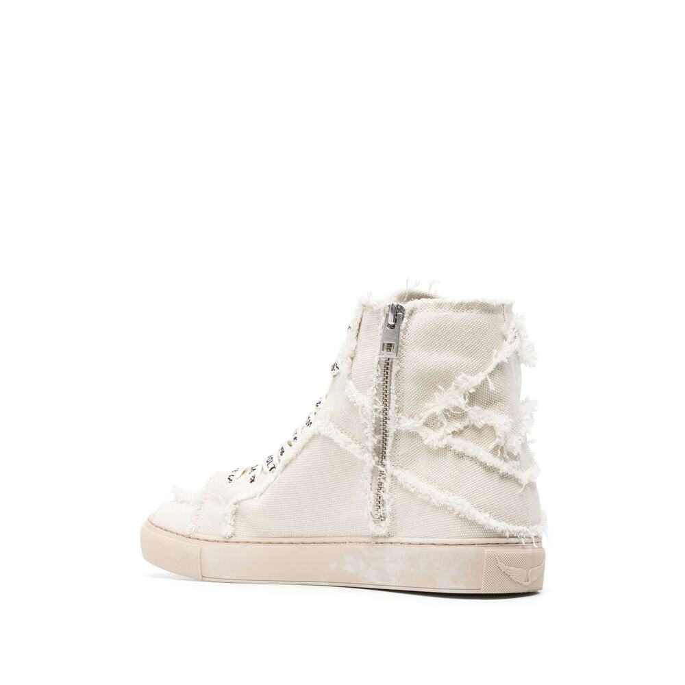 NIB- ZADIG & VOLTAIRE FLASH HIGH-TOP CANVAS SNEAKER EU41/US10 RET$398 - Picture 3 of 6